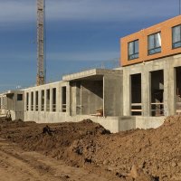 Процесс строительства ЖК «Мякинино парк», Апрель 2019