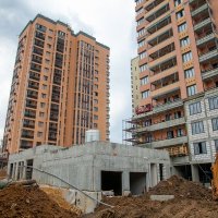 Процесс строительства ЖК «Родной город. Каховская», Сентябрь 2017