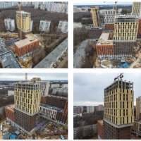 Процесс строительства ЖК «Академика Павлова», Апрель 2020