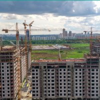 Процесс строительства ЖК «Город на реке Тушино-2018», Май 2017