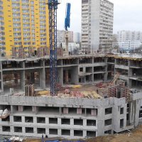 Процесс строительства ЖК «Краски жизни», Апрель 2016