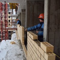 Процесс строительства ЖК «Котельнические высотки», Январь 2017