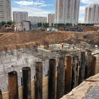 Процесс строительства ЖК «Большая Очаковская, 2», Август 2020