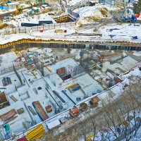 Процесс строительства ЖК «Измайловский парк», Февраль 2022