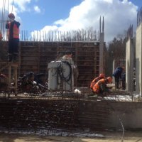 Процесс строительства ЖК «Федоскинская слобода», Апрель 2017