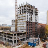 Процесс строительства ЖК «Академика Павлова», Октябрь 2018