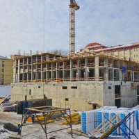 Процесс строительства ЖК «Петр I», Февраль 2017