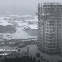 Процесс строительства ЖК «Зеленый бор», Февраль 2018