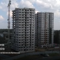 Процесс строительства ЖК «Зеленый бор», Июль 2018