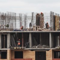 Процесс строительства ЖК «Зеленые аллеи», Апрель 2017