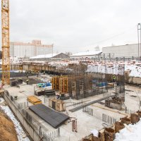 Процесс строительства ЖК «Лесопарковый», Март 2018