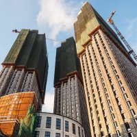 Процесс строительства ЖК «Пресня Сити», Январь 2018