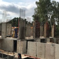 Процесс строительства ЖК «Новая Развилка», Август 2017