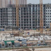 Процесс строительства ЖК «Зеленые аллеи», Октябрь 2017