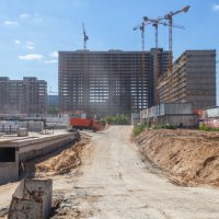 Процесс строительства ЖК «Хорошёвский», Июнь 2018