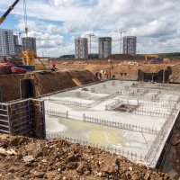Процесс строительства ЖК «Бунинские луга» , Август 2016