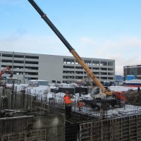 Процесс строительства ЖК Nord («Норд»), Январь 2018