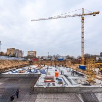 Процесс строительства ЖК «Серебряный парк», Октябрь 2017