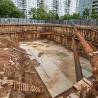 Процесс строительства ЖК «Счастье в Лианозово» (ранее «Дом на Абрамцевской»), Июль 2017