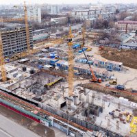 Процесс строительства ЖК «Золотая звезда», Апрель 2016