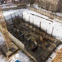 Процесс строительства ЖК «Ютаново», Февраль 2022