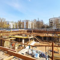 Процесс строительства ЖК «Счастье в Царицыно» (ранее «Меридиан-дом. Лидер в Царицыно») , Апрель 2017