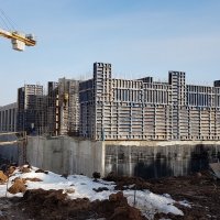 Процесс строительства ЖК «Мякинино парк», Март 2019