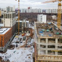 Процесс строительства ЖК «Академика Павлова», Февраль 2019