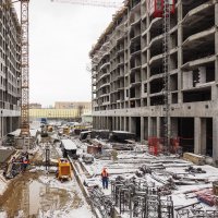 Процесс строительства ЖК «Царская площадь», Январь 2017