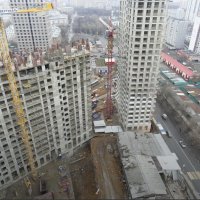 Процесс строительства ЖК «Октябрьское поле», Март 2020