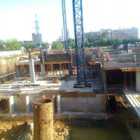 Процесс строительства ЖК Silver («Сильвер»), Август 2017