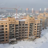 Процесс строительства ЖК «Татьянин парк», Январь 2018
