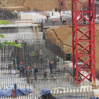Процесс строительства ЖК «Селигер Сити», Июнь 2017