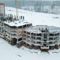 Процесс строительства ЖК «Опалиха Парк», Январь 2018