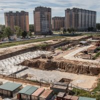 Процесс строительства ЖК «Новоград «Павлино», Август 2018
