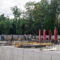 Процесс строительства ЖК «Молодогвардейский, 36», Июль 2019