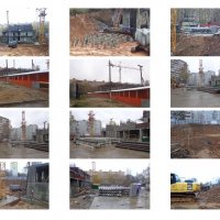 Процесс строительства ЖК «Сердце Одинцово», Октябрь 2017