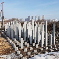 Процесс строительства ЖК «Мякинино парк», Март 2019