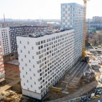 Процесс строительства ЖК «Ярославский», Март 2020