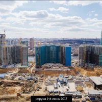 Процесс строительства ЖК «Сердце Столицы» , Июнь 2017
