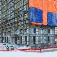 Процесс строительства ЖК «Черняховского, 19», Февраль 2018