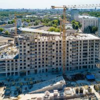 Процесс строительства ЖК «Серебряный Фонтан», Июнь 2018