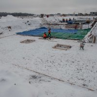 Процесс строительства ЖК «Южное Бунино», Январь 2018