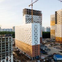 Процесс строительства ЖК «Митино Парк», Май 2019
