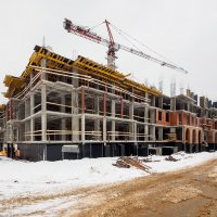 Процесс строительства ЖК «Лесобережный», Декабрь 2017