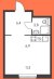 Планировка квартиры 27.2 м2