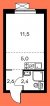 Планировка квартиры 21.5 м2
